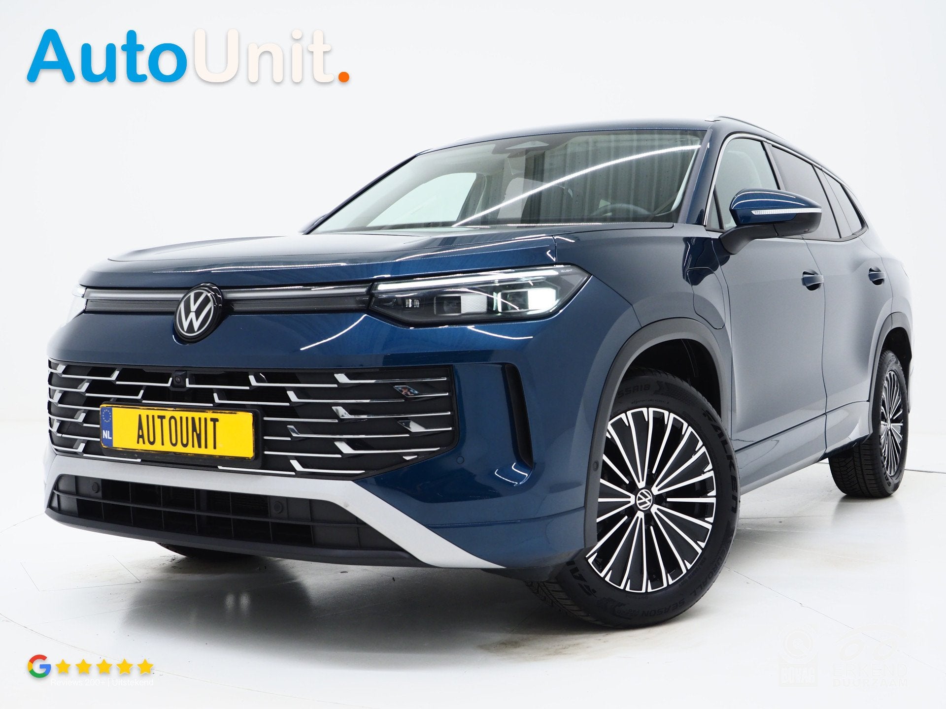 Volkswagen Tayron 1.5 eHybrid Elegance 204PK | Leder/Alcanta, 4 cilinders, Verwarmde buitenspiegels, Blauw, Plug-in hybride