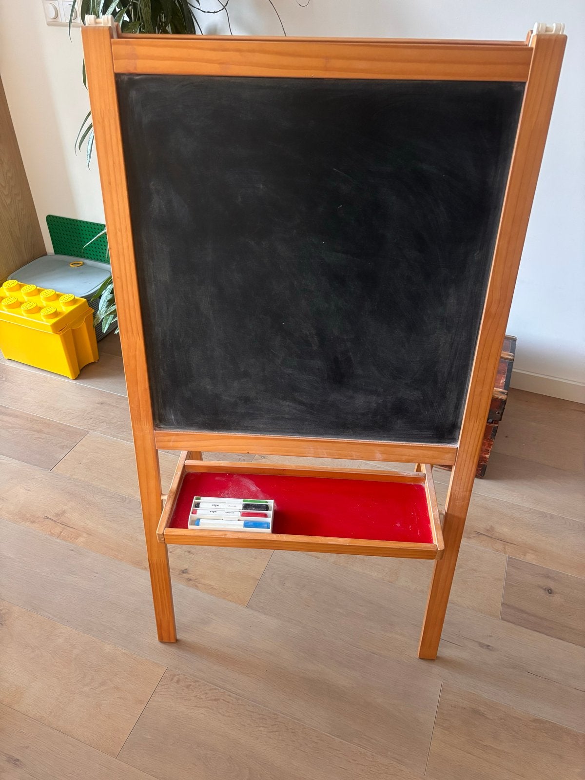 Houten tekenbord IKEA, Diversen, Schoolborden, Ophalen, Gebruikt, Krijtbord