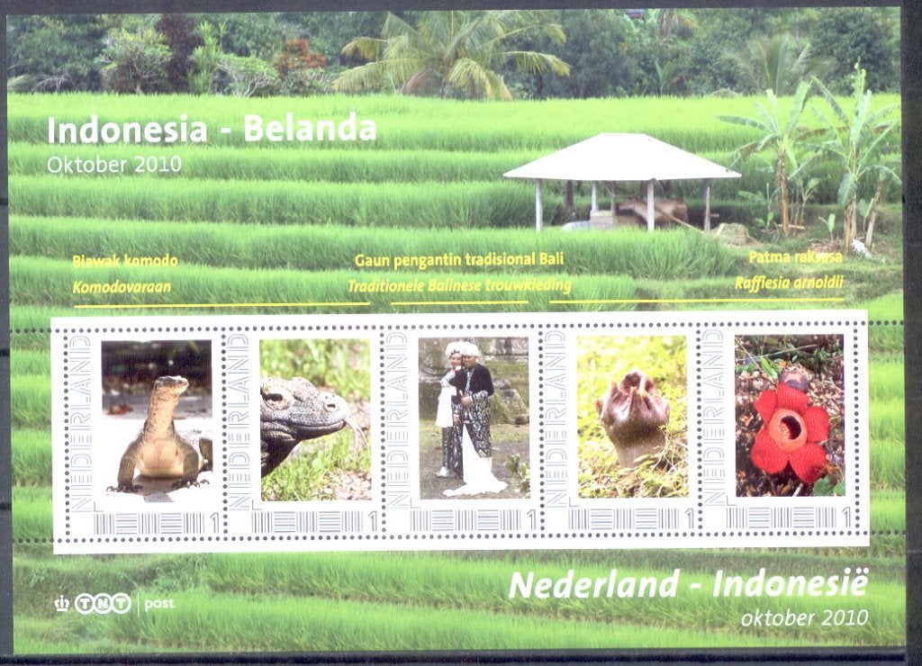 vel persoonlijke zegels postfris indonesia - belanda, Ophalen of Verzenden, Na 1940, Postfris