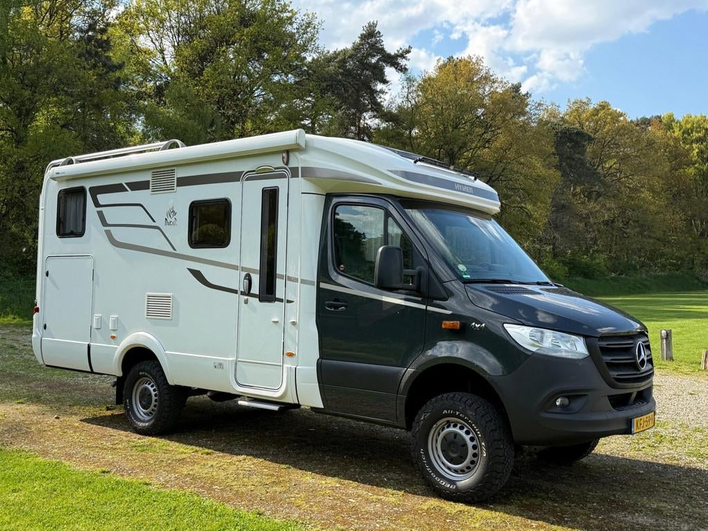 Hymer ML-T 580 4X4 NIEUWSTAAT / Lithium / TV/sat, Caravans en Kamperen, Automaat, Hymer, Bedrijf, Diesel