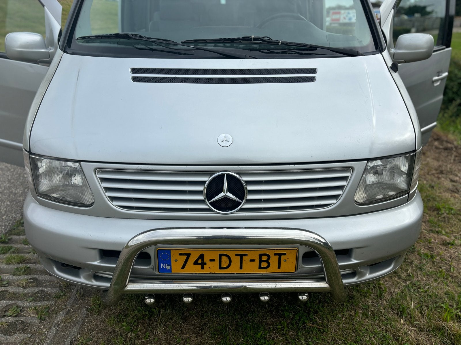 Mercedes-Benz V-Klasse 2.2 CDI V220 AUT 2000 Grijs, Auto's, 4 cilinders, 2000 kg, 7 stoelen, 122 pk