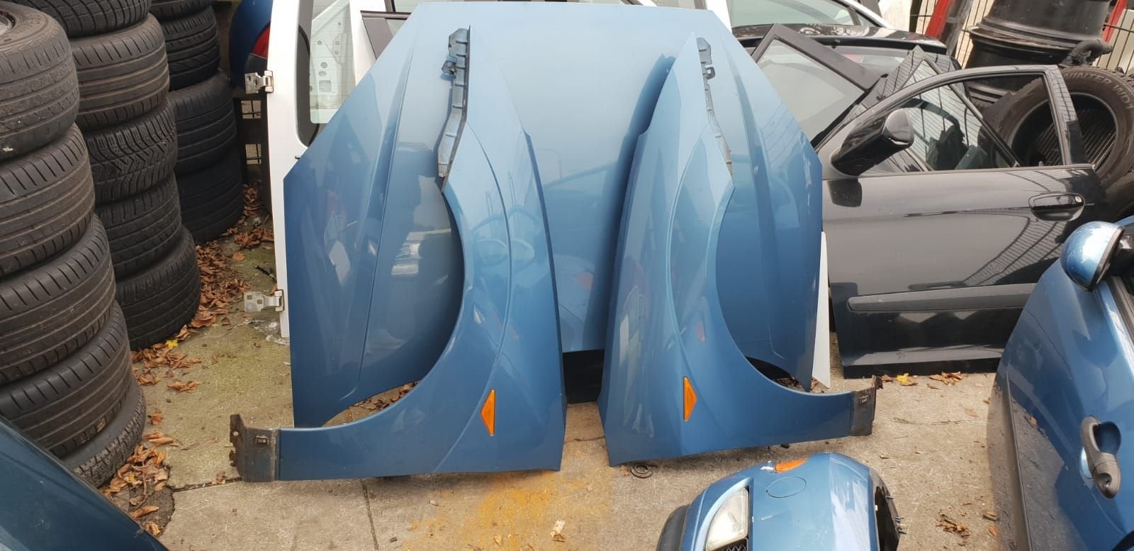 FORD FOCUS MK1 VOORSCHERMEN LINKS +RECHTS  BJ 98 TOT 2005, Gebruikt, -, -, Ophalen of Verzenden