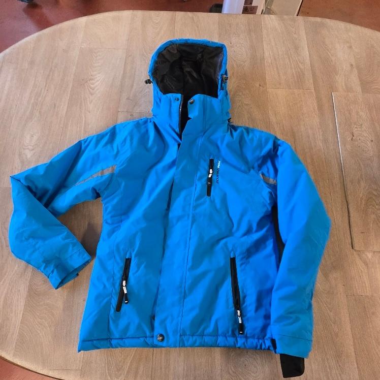 winter jas xl (valt klein), Kleding | Dames, Ophalen of Verzenden, Zo goed als nieuw, Maat 42/44 (L), Blauw