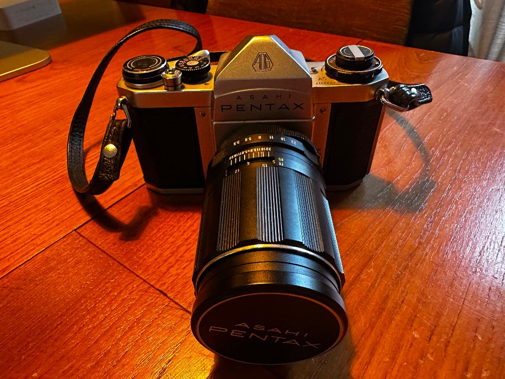 Pentax spiegelreflexcamera Asahi Super-Takumar 135mm f/3.5, Audio, Tv en Foto, Fotocamera's Analoog, Ophalen of Verzenden, Gebruikt
