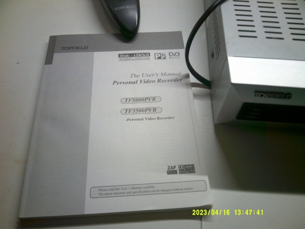 topfield personal video recorder  TF5000pvr, Ophalen of Verzenden, Zo goed als nieuw, Overige typen