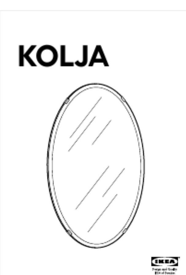ovale kolja spiegel, Ophalen, Zo goed als nieuw