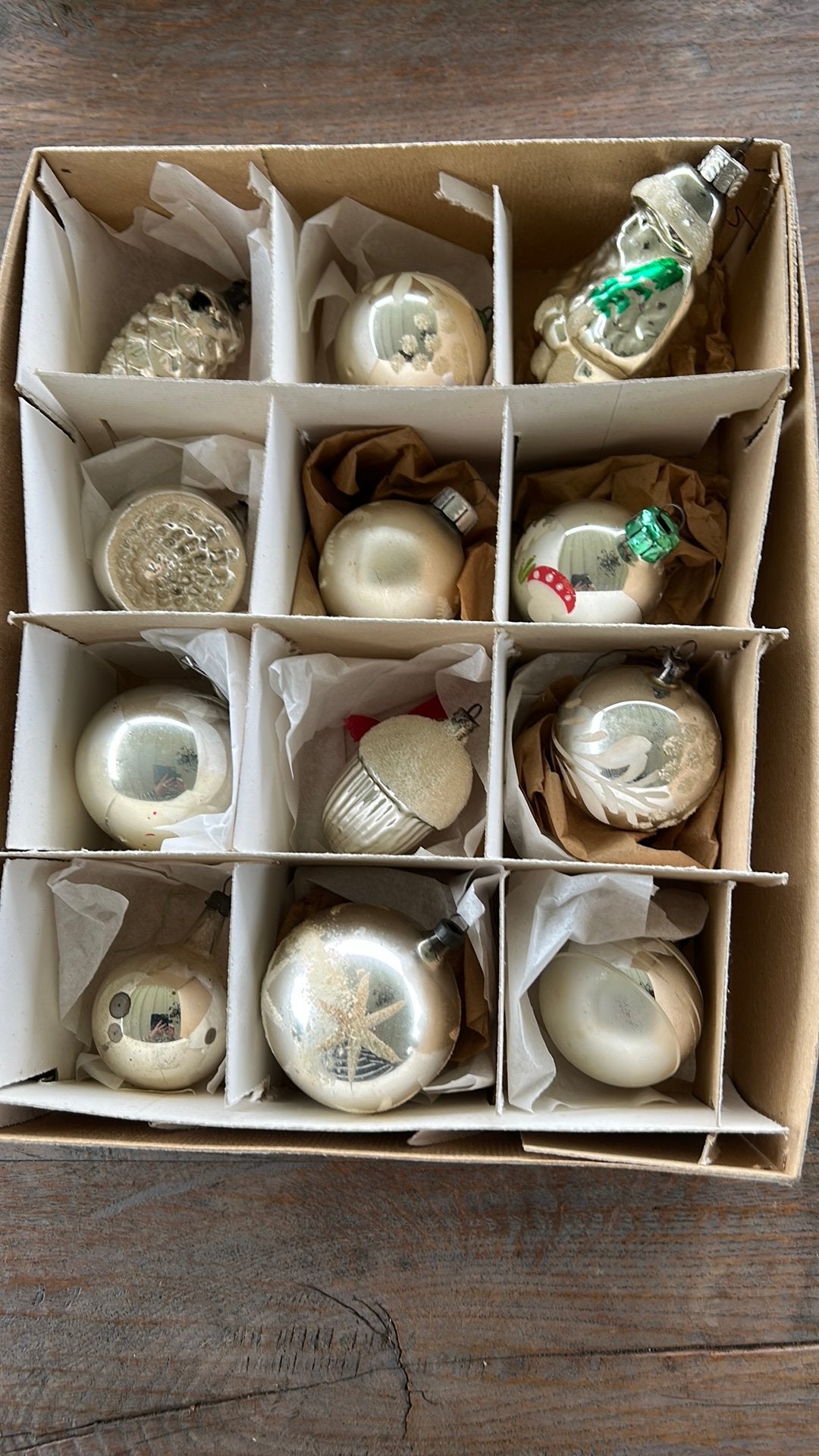 Oude kerstballen, Ophalen of Verzenden, Zo goed als nieuw