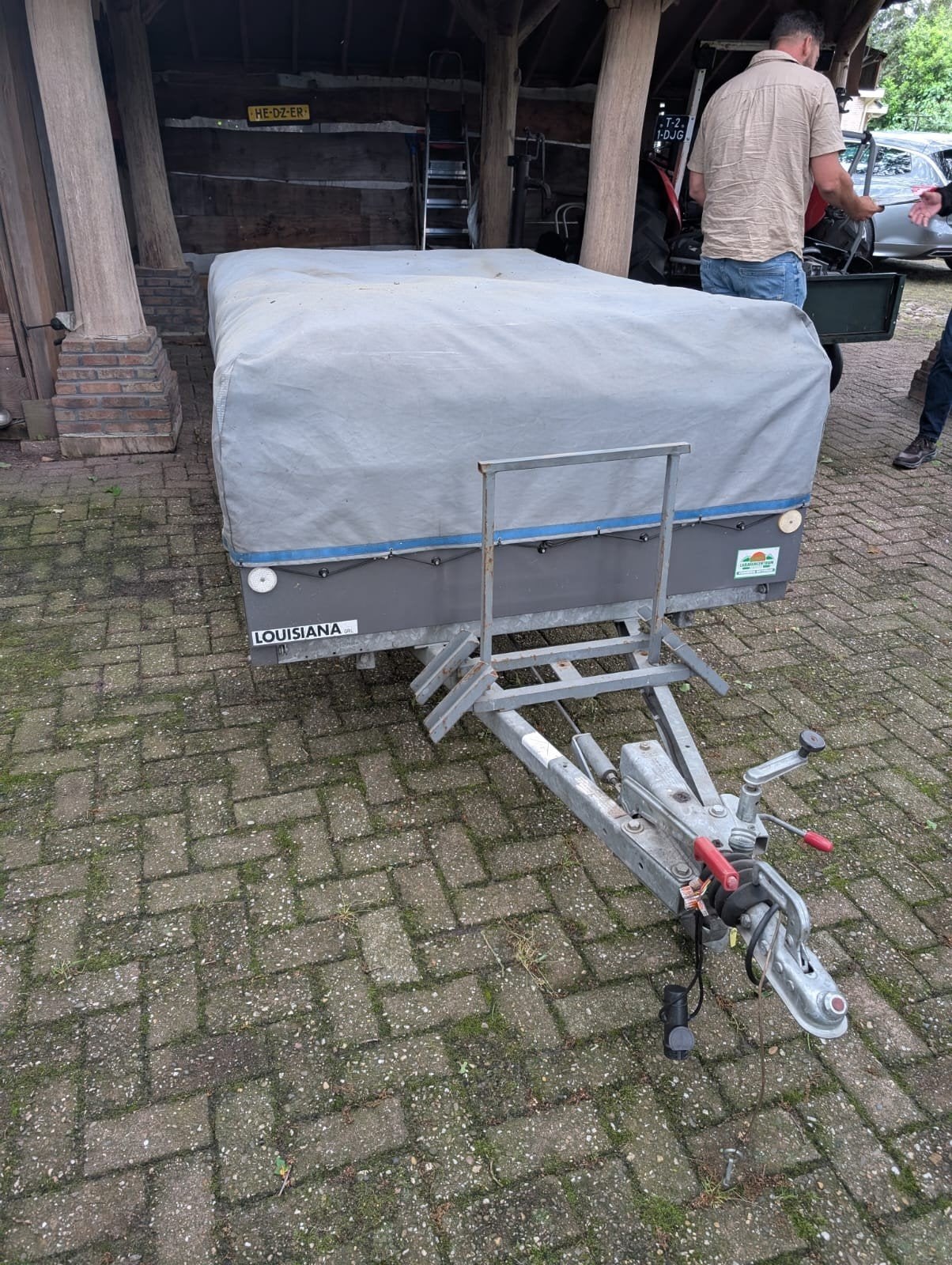 Jamet Louisiana vouwwagen, Ophalen, Aanwezig, Jamet, Grijs