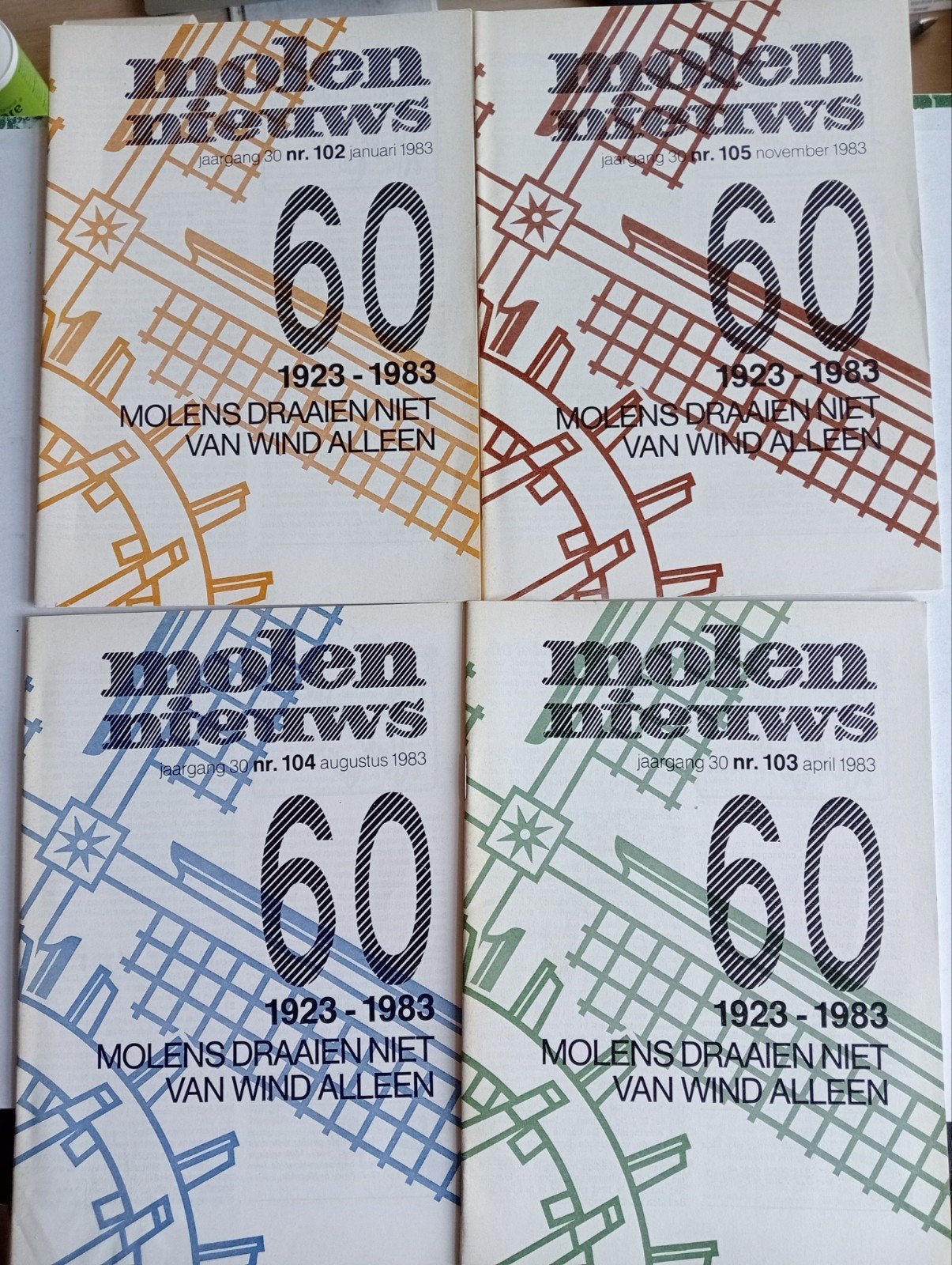 4 x Molen Nieuws 1983, Ophalen of Verzenden, Zo goed als nieuw