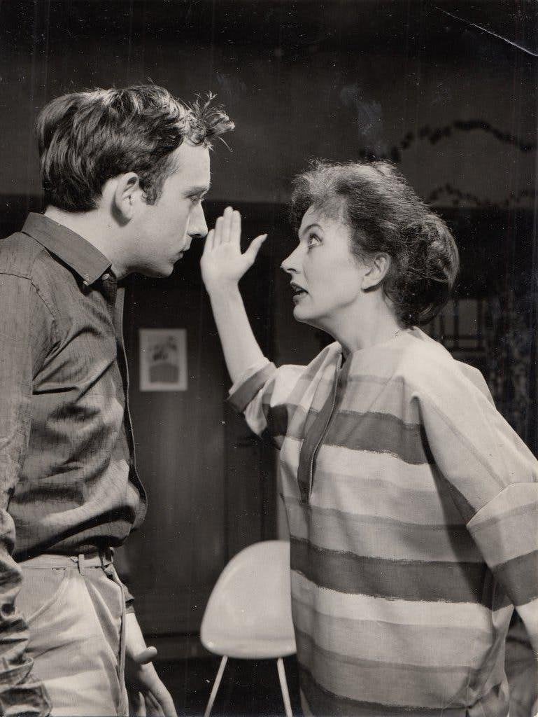 Vintage theaterfoto Frits Lemaire 'Niets mee te maken', Gebruikt, Foto, Ophalen of Verzenden, 1940 tot 1960