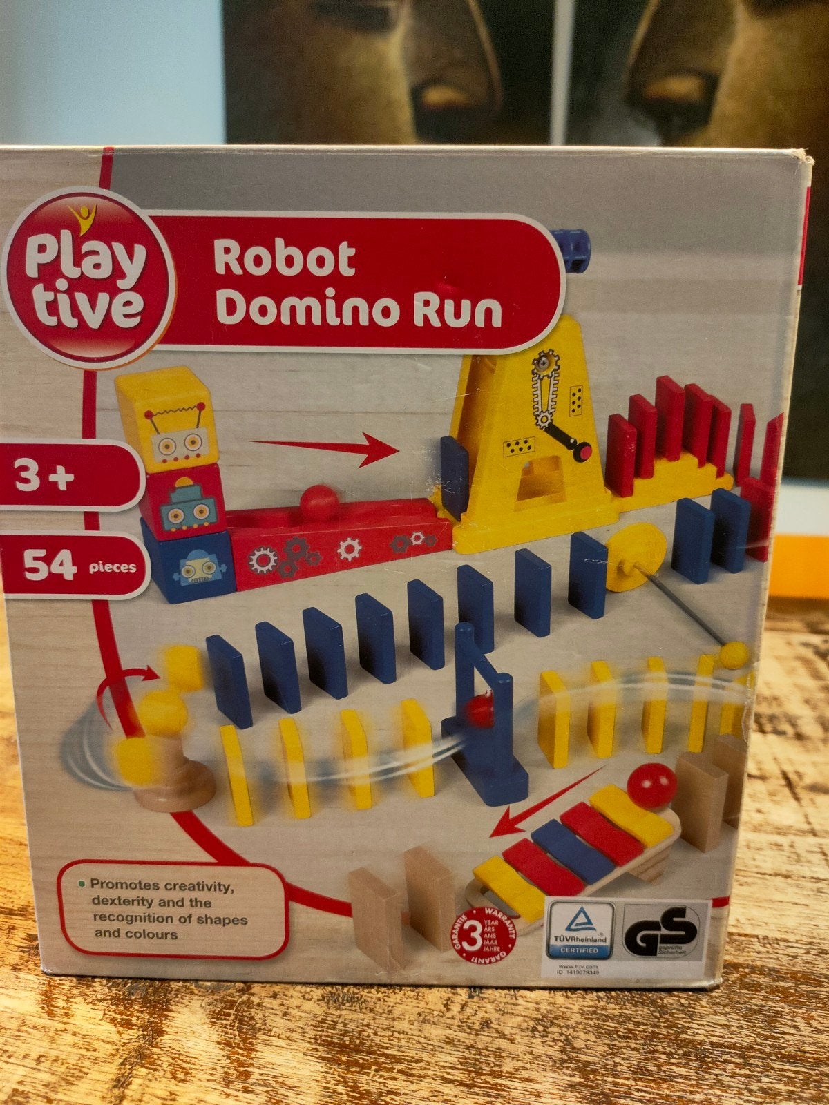 Playtive Robot Domino Run - Houten Dominoset, Ophalen of Verzenden, Zo goed als nieuw, Bouwen