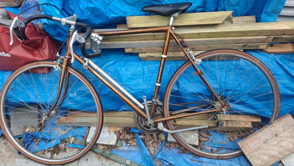 Motobecane retro fiets, opknapper of voor verzamelaar, Fietsen en Brommers, Fietsen | Racefietsen, Ophalen