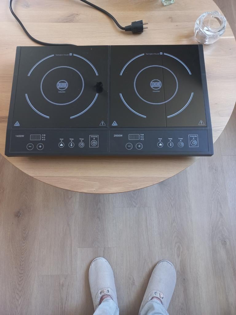 Kookplaat, Witgoed en Apparatuur, Kookplaten, Zo goed als nieuw, Inductie, Vrijstaand, 4 kookzones