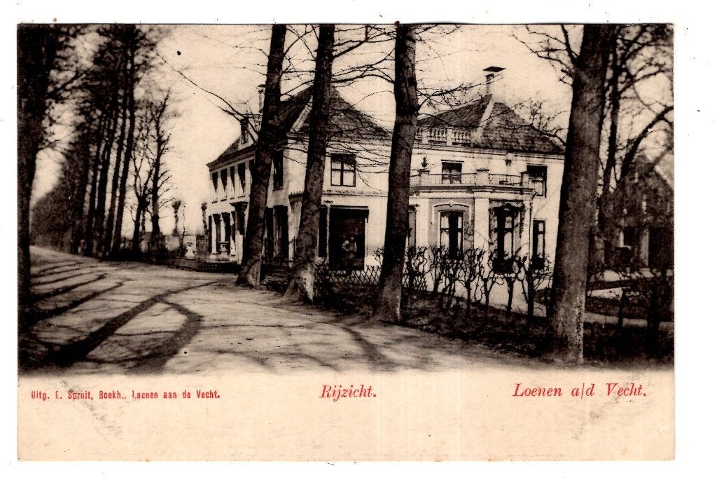 Loenen aan de Vecht  Rijzicht 1900, Ophalen of Verzenden, Voor 1920, Ongelopen, Utrecht