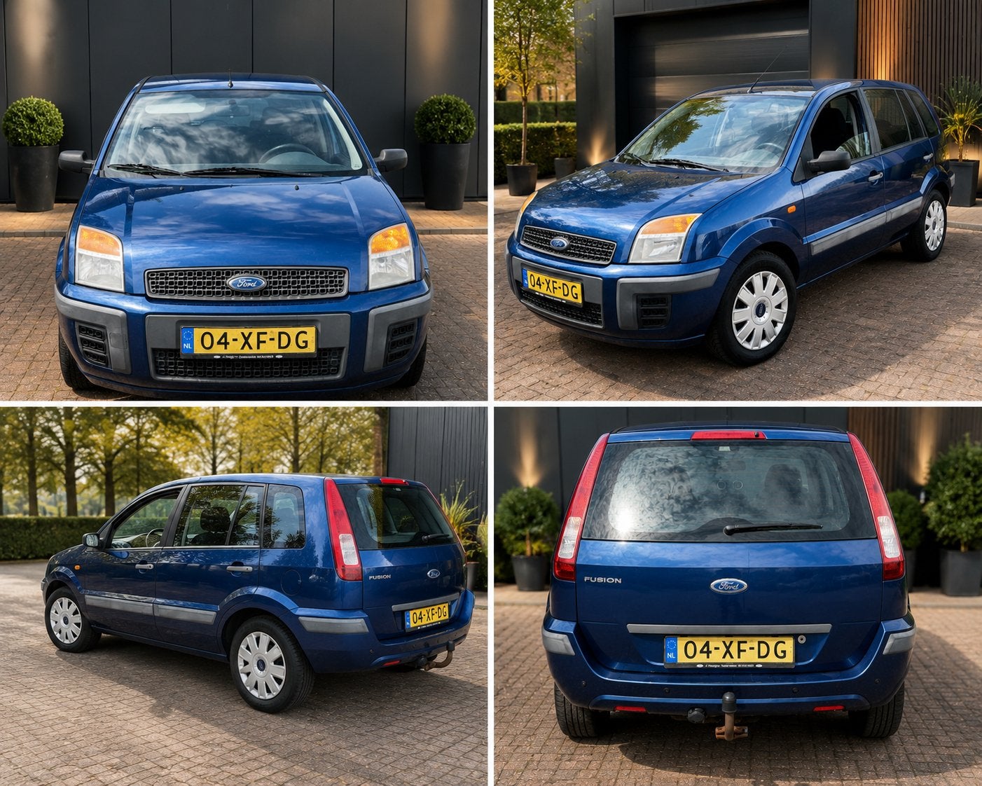 Ford Fusion 1.4 16V 2007 Blauw APK MEI 2027, Auto's, Ford, Voorwielaandrijving, Blauw, 49 €/maand, Origineel Nederlands