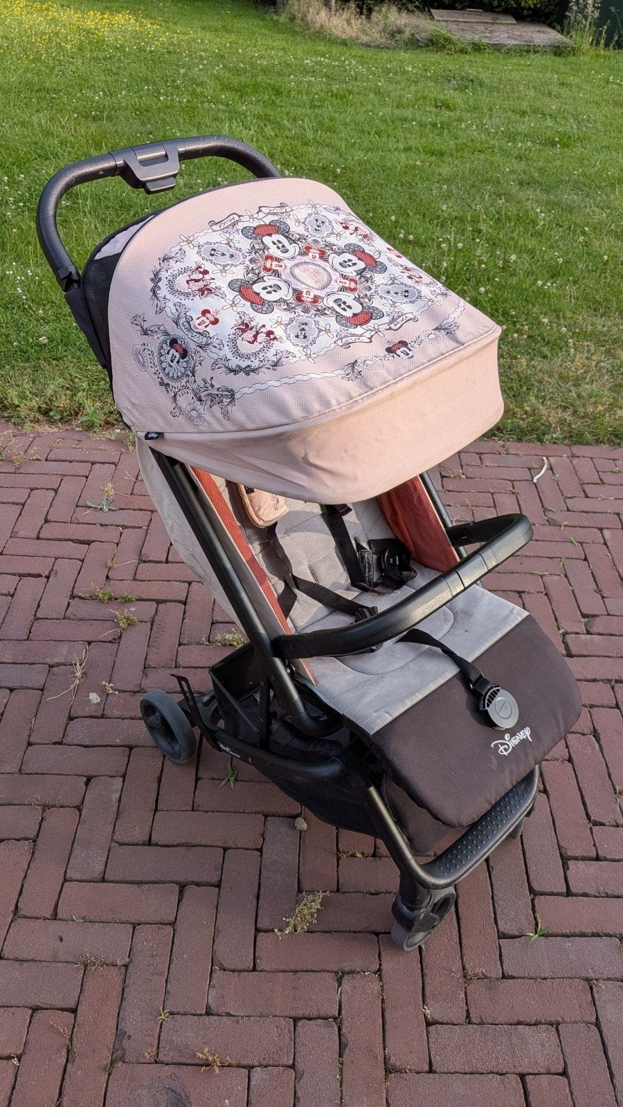 Kinderwagen Easywalker Buggy XS Minnie Ornament, Kinderen en Baby's, Buggy's, Ophalen, Gebruikt