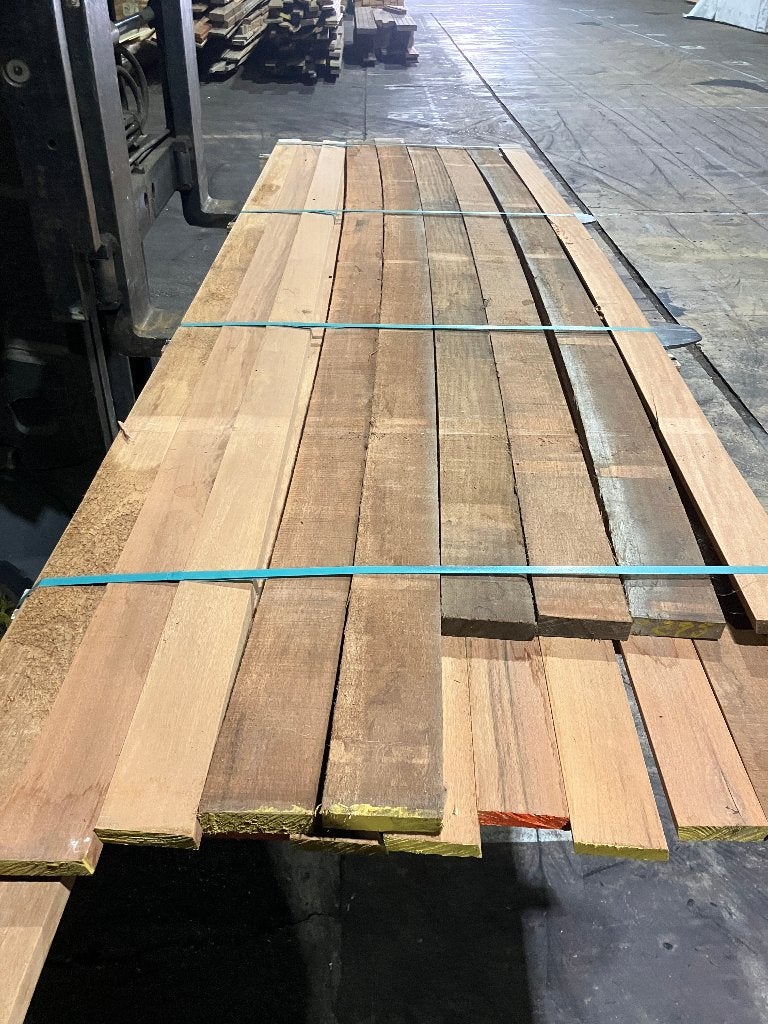 Planken-rhombus-schutting-Hardhout-Louro Gamela-20x92mm, Ophalen, Planken, Nieuw, Hardhout