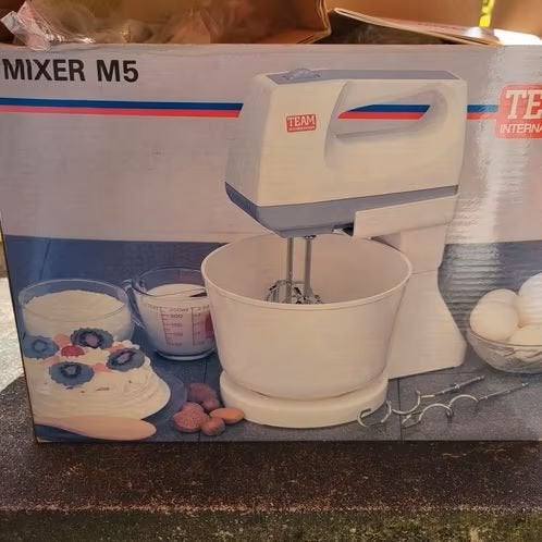 Keukenmixer, Witgoed en Apparatuur, 4 liter of meer, Ophalen of Verzenden, Zo goed als nieuw, 3 snelheden of meer