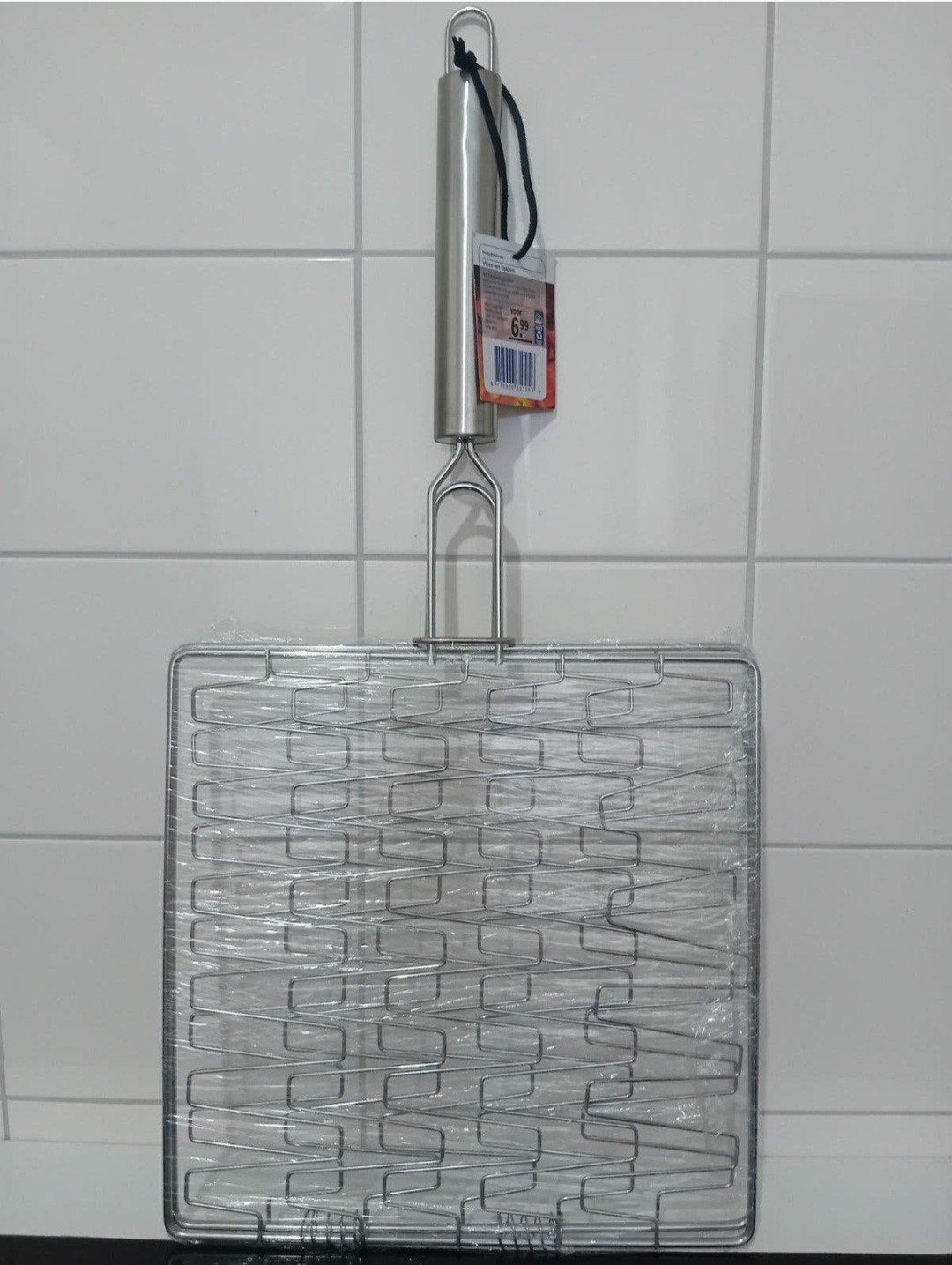 Visklem/Vleesklem Voor BBQ. RVS-Stalen. Nieuw!, Ophalen, Nieuw, BBQ Grill