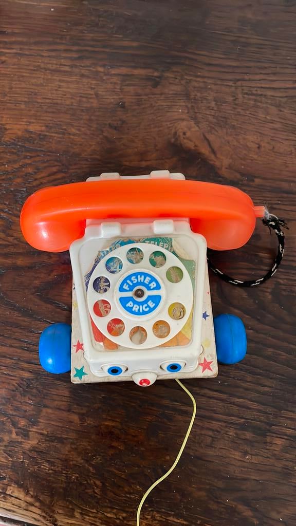 Fisher price telefoon, Kinderen en Baby's, Speelgoed | Fisher-Price, Ophalen of Verzenden, Gebruikt, Duw- of Trekspeelgoed