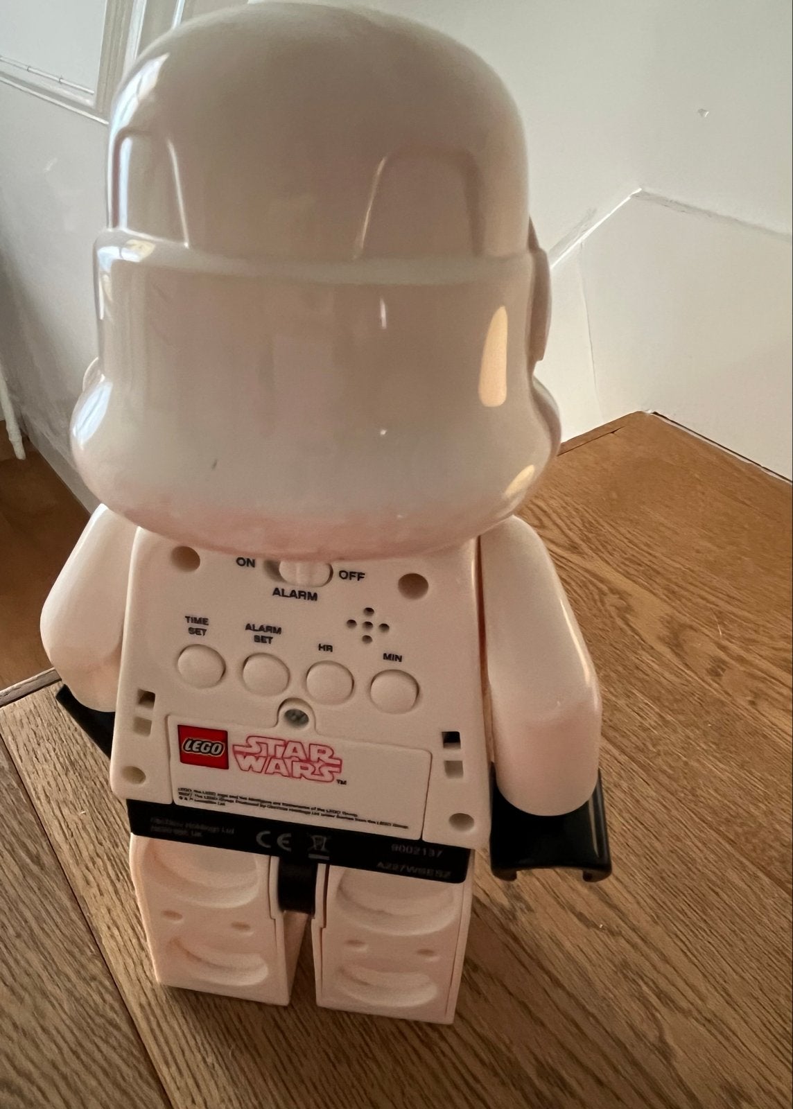 Lego Star Wars Stormtrooper Wekker met beweegbare armen, Ophalen, Gebruikt, Digitaal, Wekker of Tafelklok