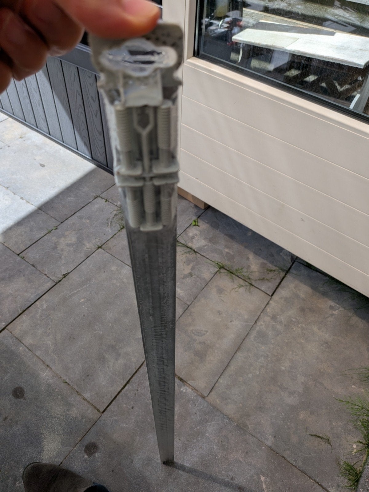 Steigerbuis met verstelbare voet, Doe-het-zelf en Verbouw, Steigers, Ophalen of Verzenden