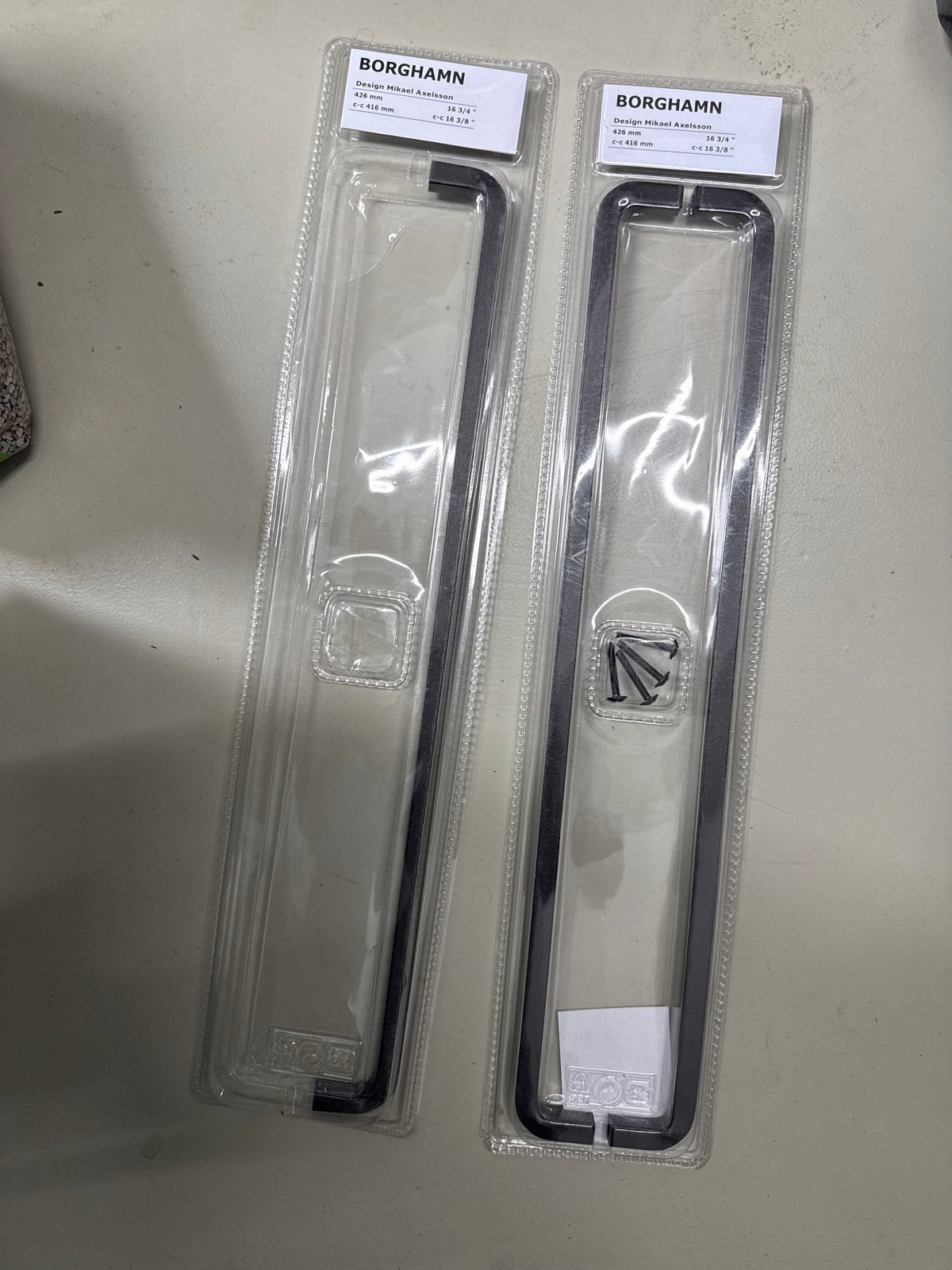 Ikea BORGHAMN handgrepen - 3 stuks, Ophalen of Verzenden, Nieuw