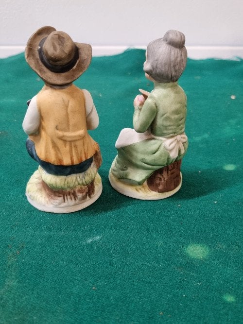 beeld man en vrouw vintage gemerkt, Ophalen of Verzenden