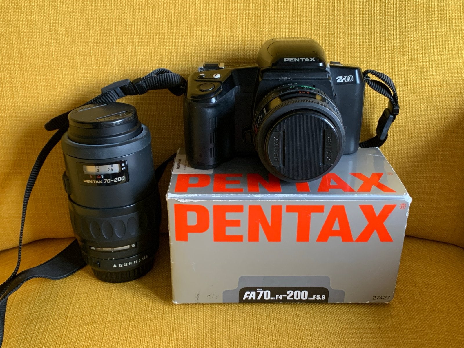 Pentax Z-10 Spiegelreflexcamera analoog met twee lens, Ophalen of Verzenden, Gebruikt, Spiegelreflex, Pentax