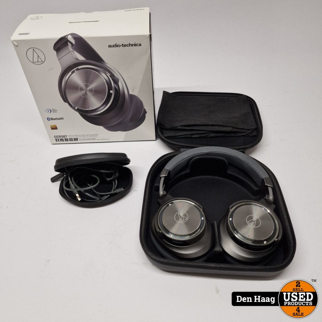 Audio-Technica ATH-DSR9BT Koptelefoon Zilver | Nette staat