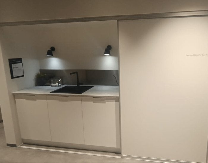 Bijkeuken Kvik kastenopstelling, Ophalen, Wit, Nieuw, 200 cm of meer