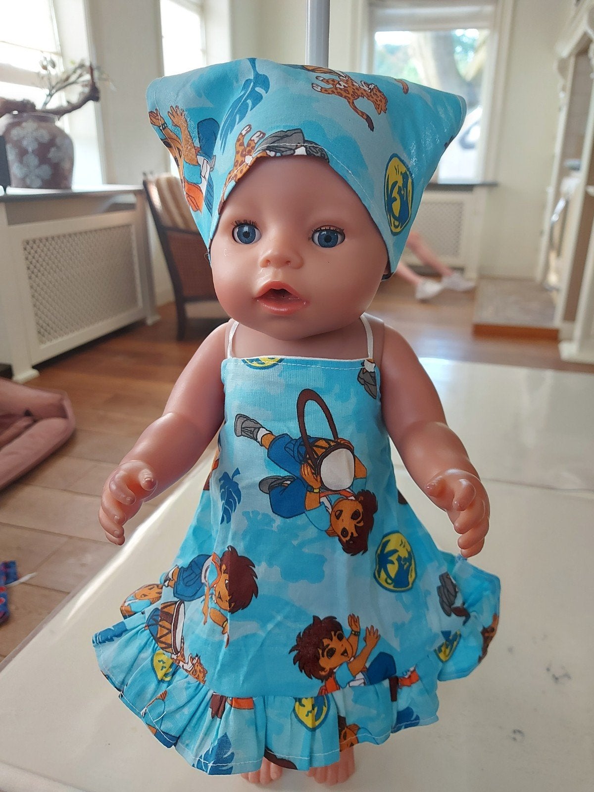 dora Diego 2 delig set baby born pop 43cm, Ophalen of Verzenden, Nieuw, Babypop