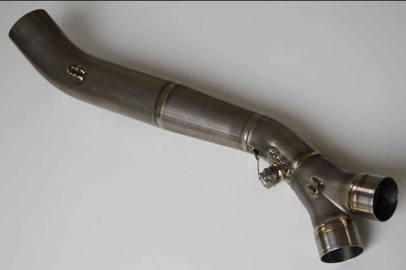 HP4 Katalysator LinkPipe BMW Akrapovic *GEZOCHT*, Ophalen, Gebruikt