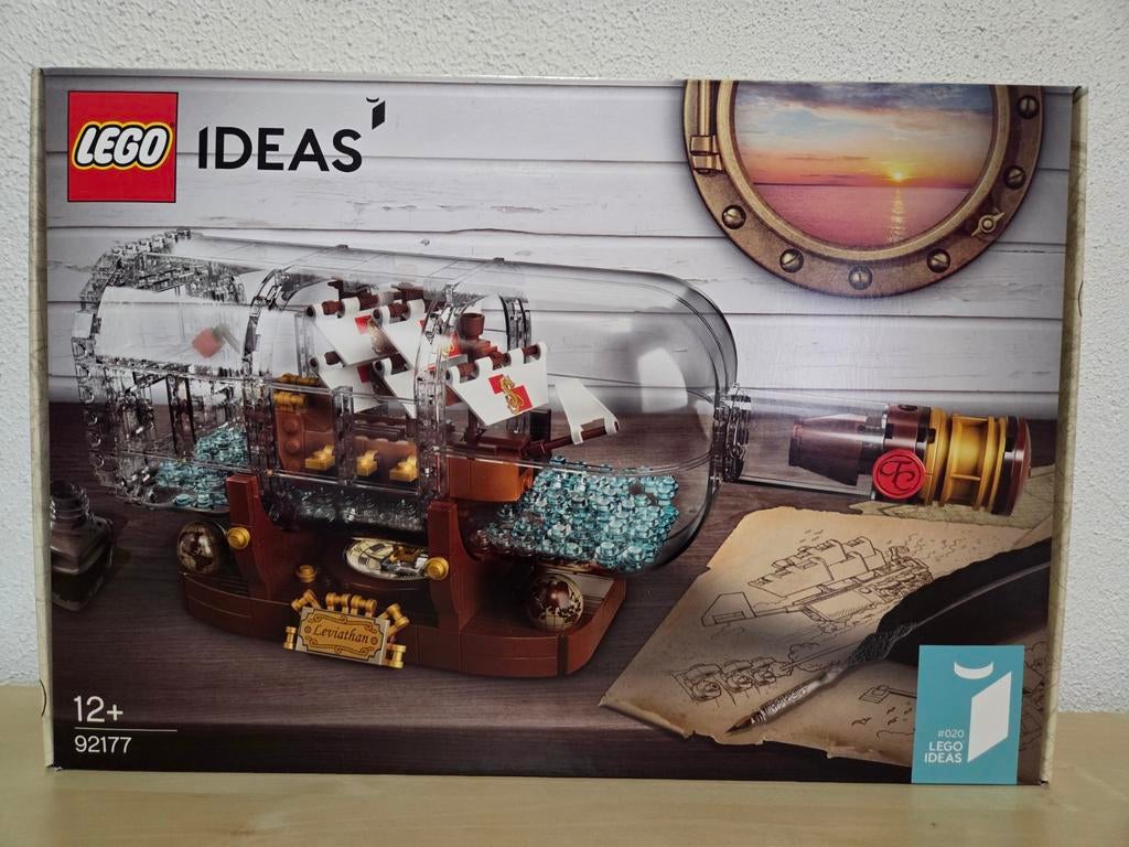 LEGO Ideas 92177 Schip in een fles - Nieuw!, Ophalen of Verzenden, Nieuw, Complete set, Lego