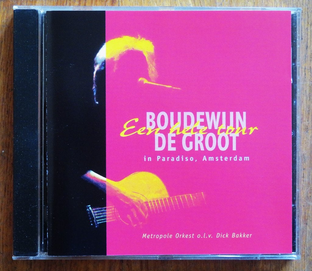 CD Boudewijn de Groot Een hele tour, Live Paradiso Amsterdam, Cd's en Dvd's, Ophalen of Verzenden, Zo goed als nieuw