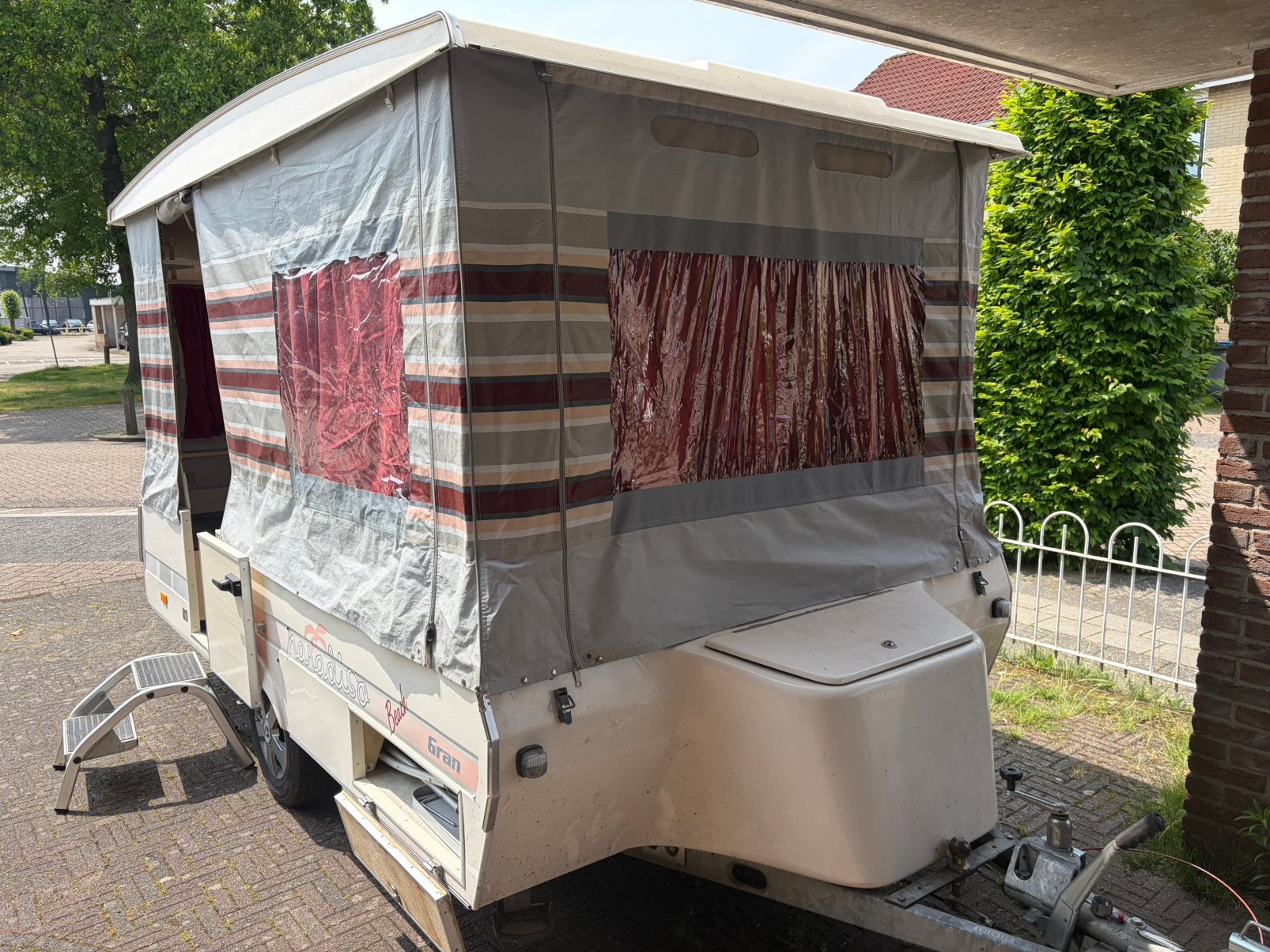 Paradiso Gran Beach vouwwagen compleet, Beige, Tot en met 4, Ophalen, Overige merken