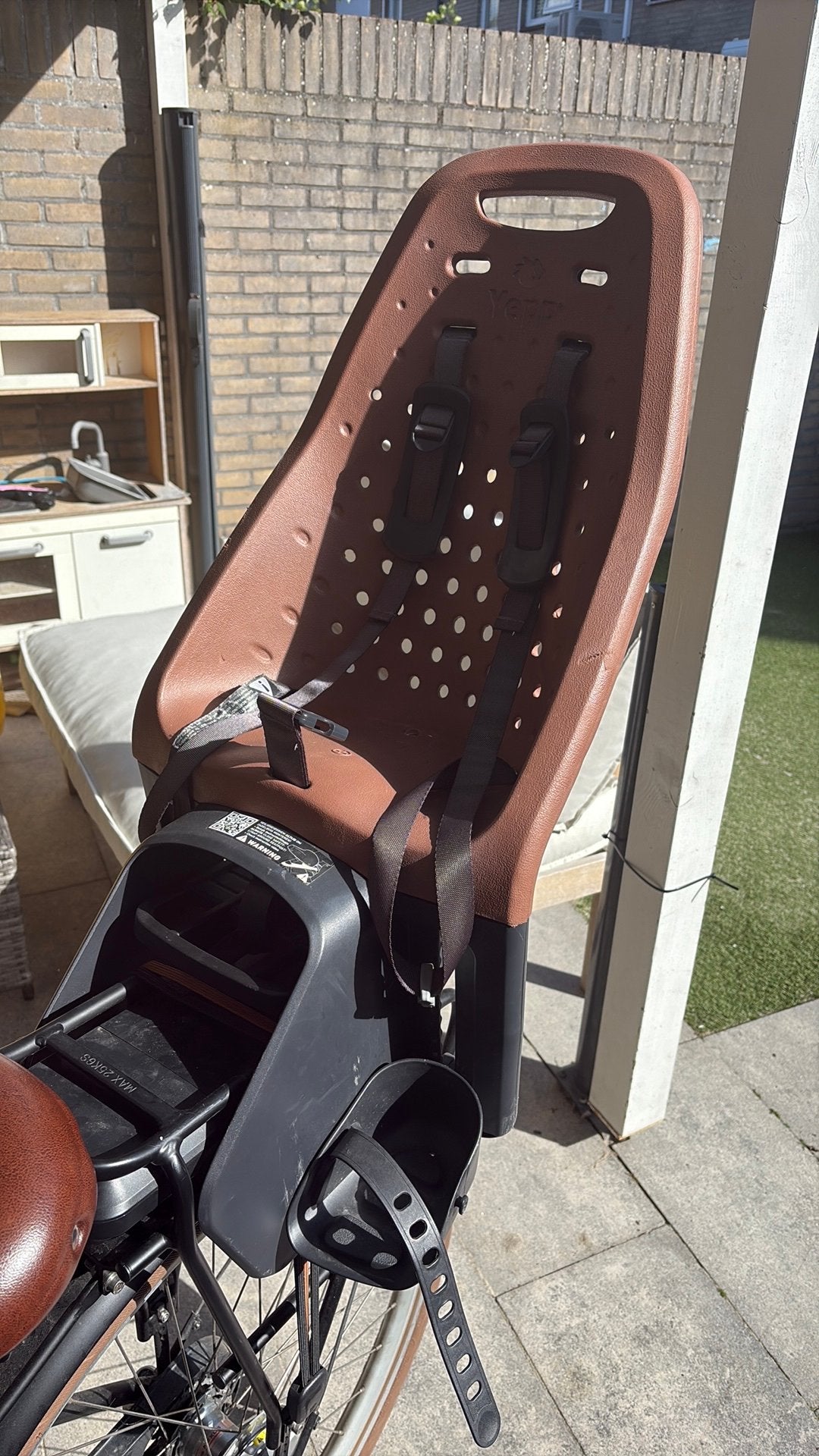 Yepp achterzitje, Ophalen, Zo goed als nieuw