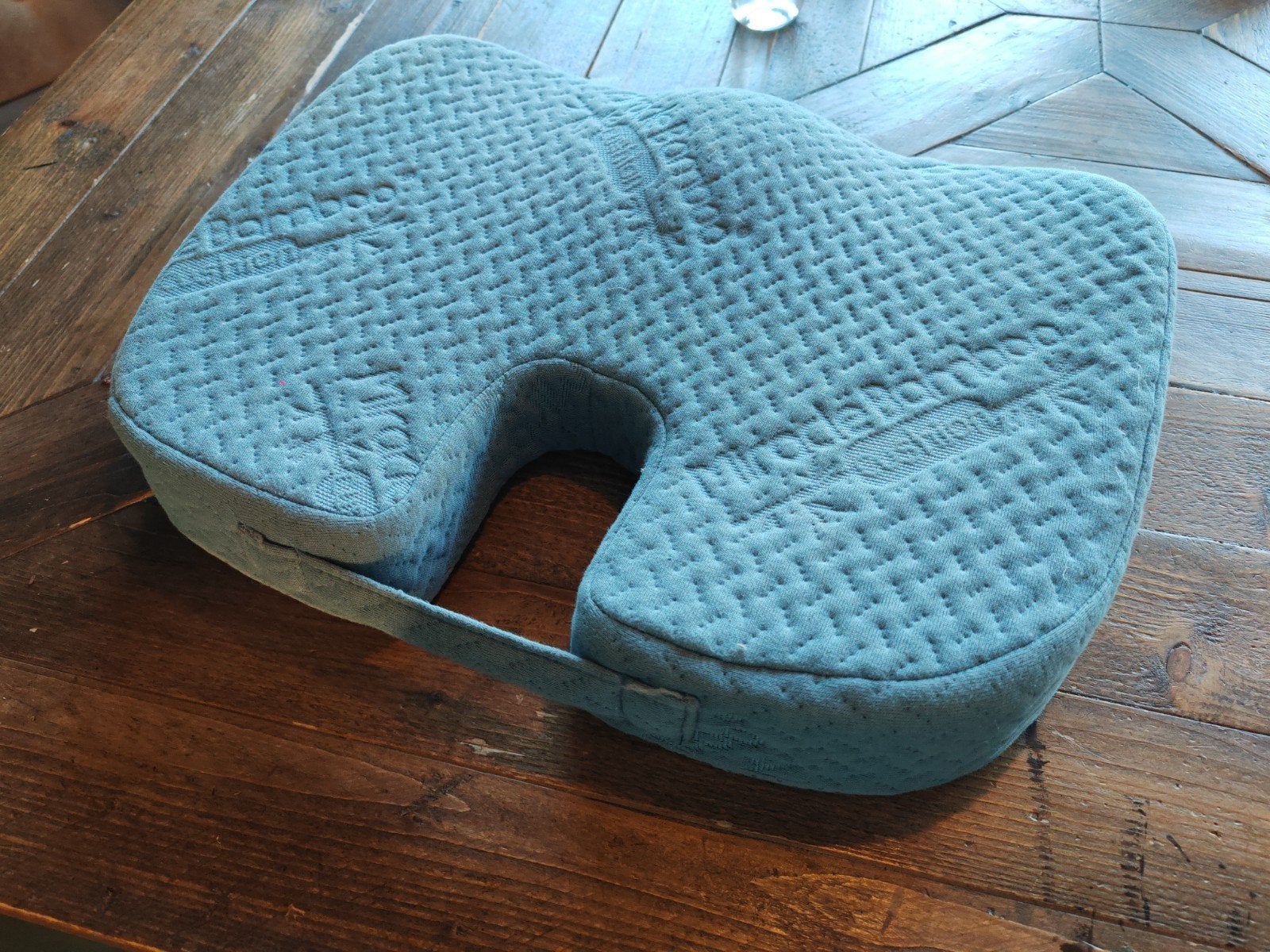 Herzberg Bamboe Traagschuim Zitkussen - Ergonomisch, Overige merken, Blauw, Nieuw, Ophalen of Verzenden
