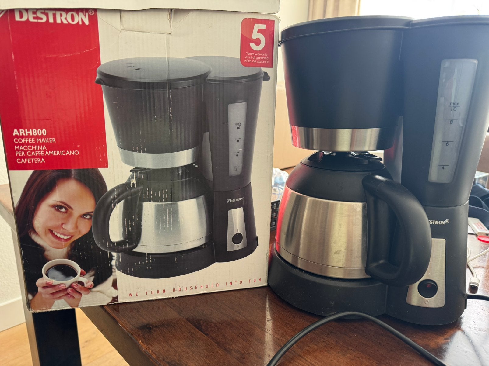 Koffie apparaat voor op de camping, Caravans en Kamperen, Ophalen of Verzenden, Zo goed als nieuw