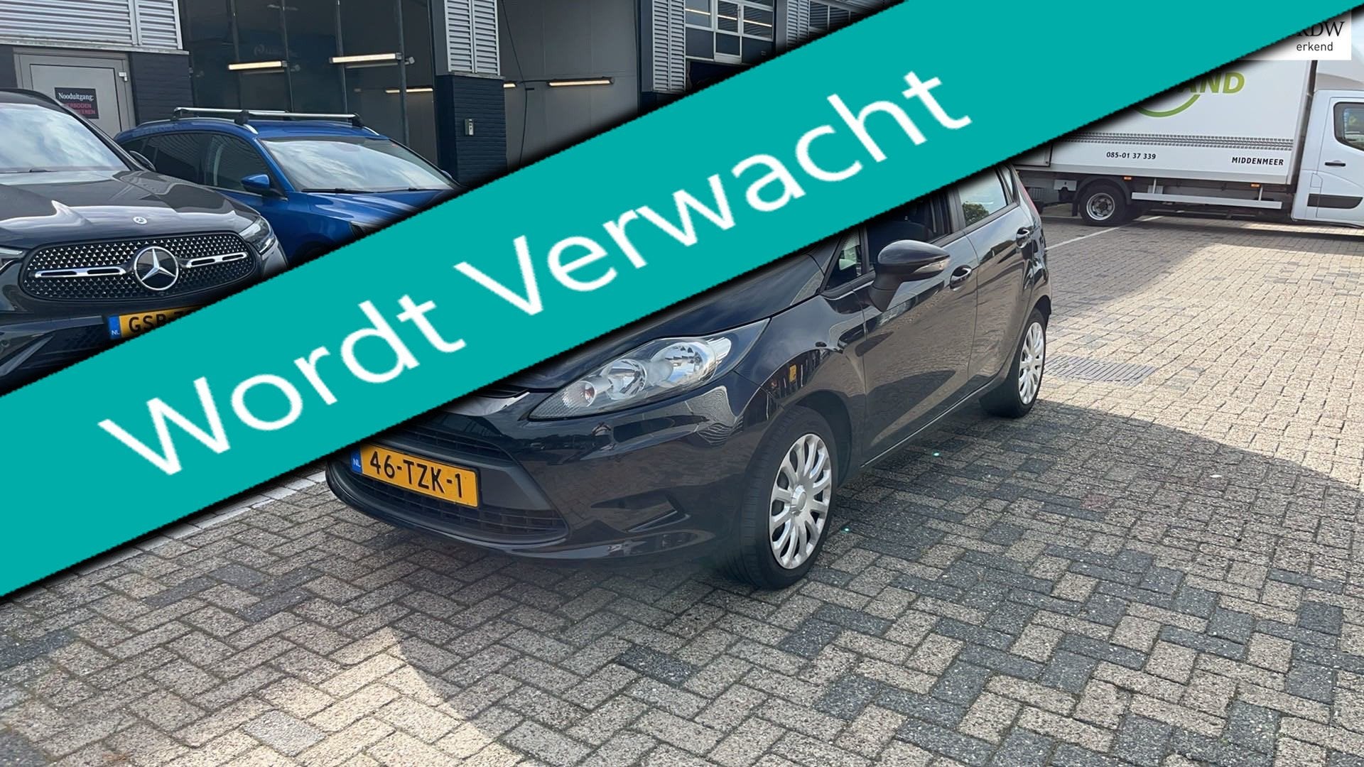 Ford Fiesta 1.25i 4-Cilinder 5-deurs 2e eig. Airco Trekhaak, Voorwielaandrijving, Euro 5, Stof, 1242 cc