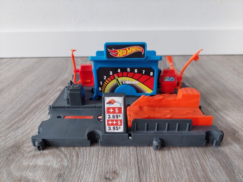 HotWheels Tankstation, Ophalen, Zo goed als nieuw