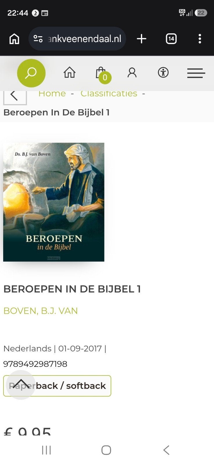 GEZOCHT, boek beroepen in de Bijbel, deel 1, Twee personen, Cadeaubon