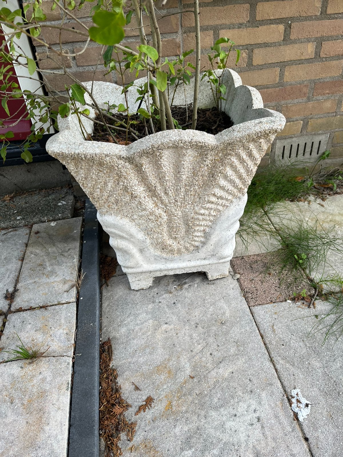 Bloembakken twee de zelf de en blauw van ikea, Ophalen, Gebruikt