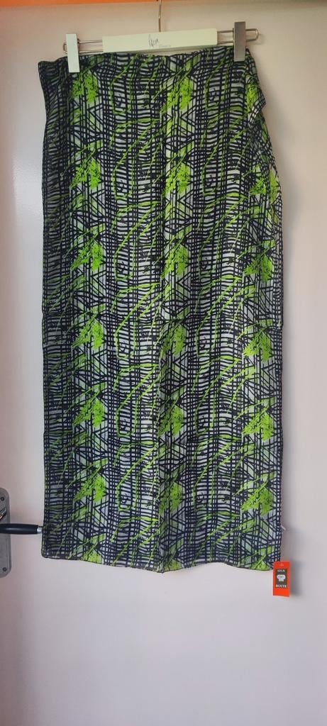 Silk Route nieuwe dunne zijden sjaal, zwart/groen, 200x50 cm, Kleding | Dames, Mutsen, Sjaals en Handschoenen, Maat 42/44 (L)