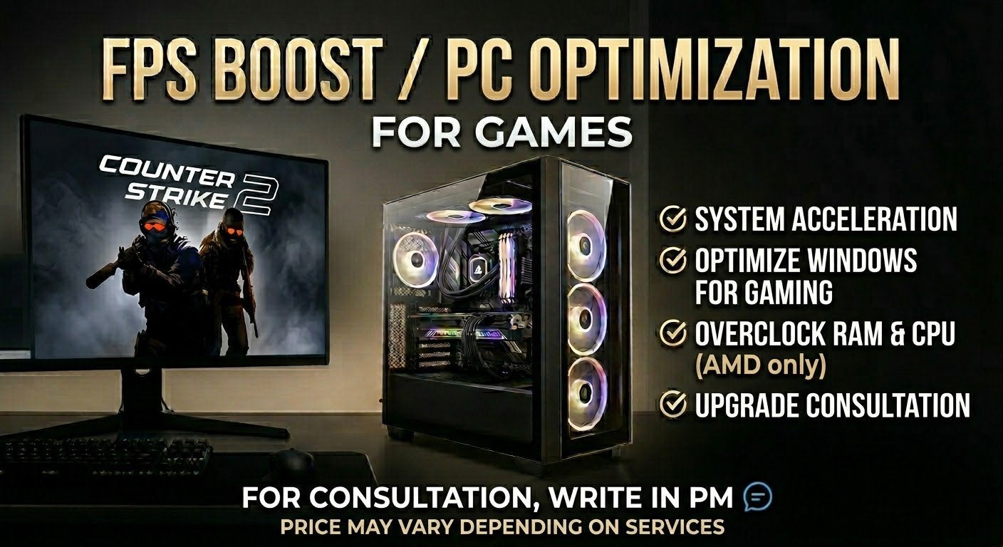 pc optimization / windows installation / fps boost, Ophalen of Verzenden