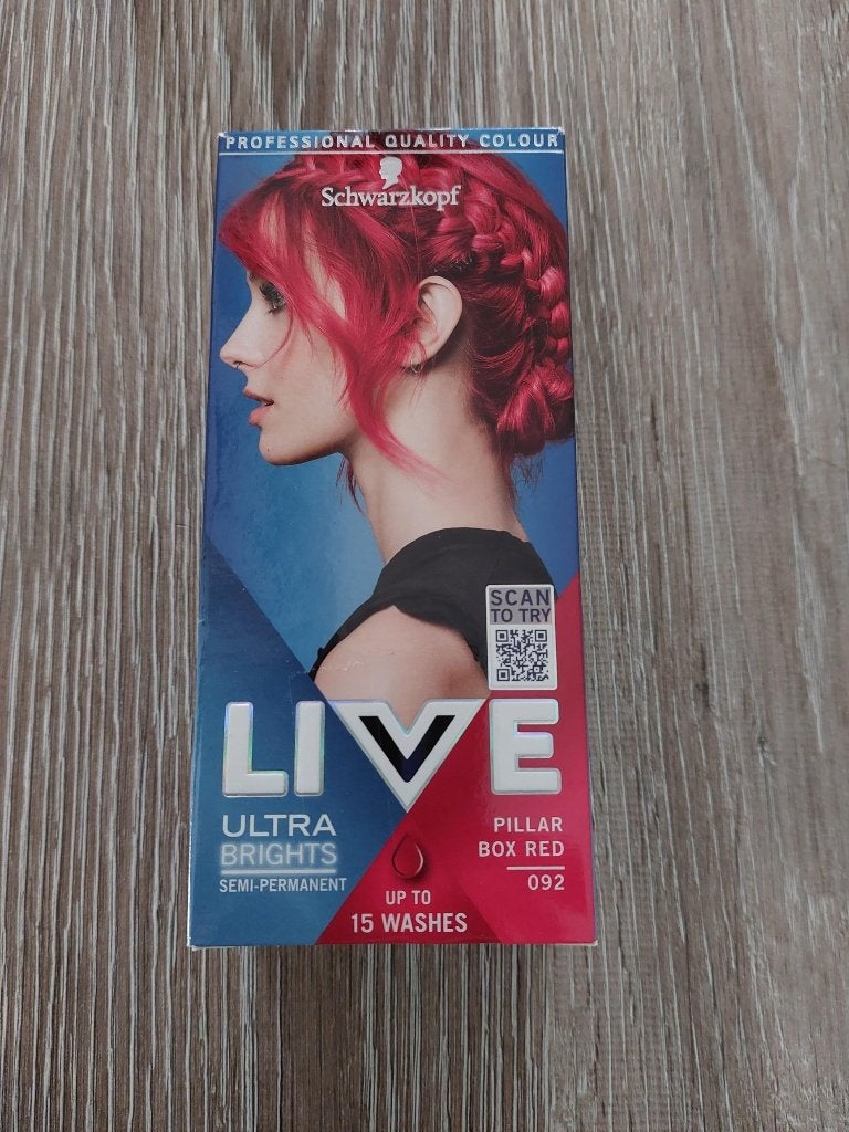 Schwarzkopf LIVE Ultra Brights Pillar Box Red haarverf, Ophalen of Verzenden, Nieuw, Overige typen