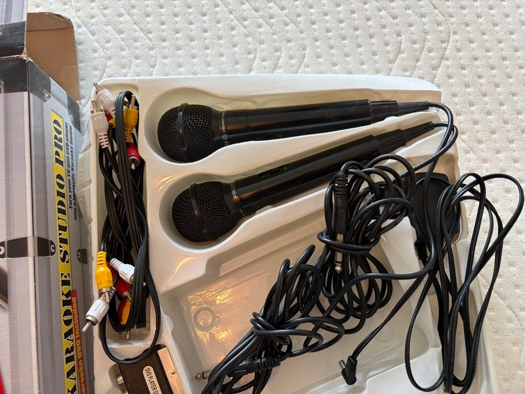 Karaoke voor aansluiting tv, Audio, Tv en Foto, Ophalen, Gebruikt, Complete set