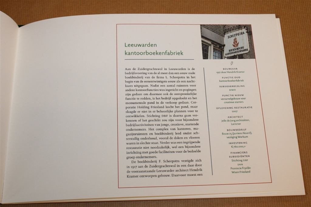 Scheepstra Leeuwarden — Boekbinderij Uniek Handgemaakt Boek, Verzenden, Gelezen