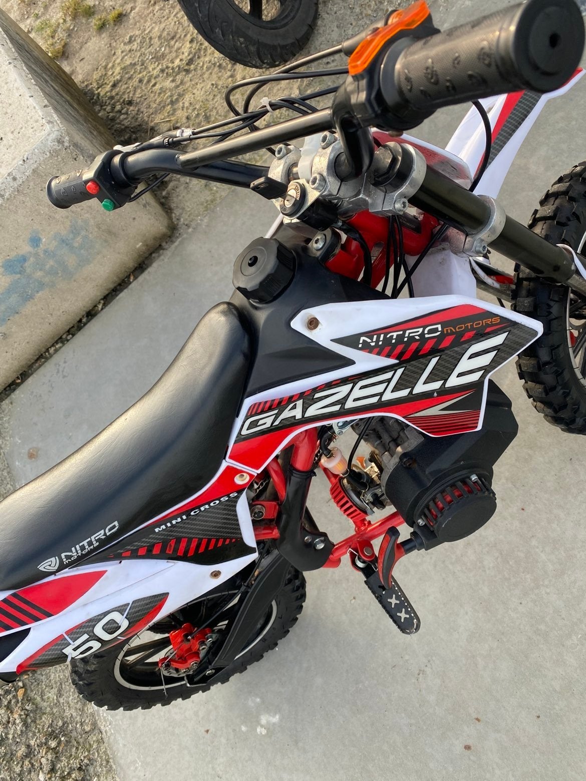 Nitro Gazelle Minibike -, Fietsen en Brommers, Gebruikt, Ophalen of Verzenden, Nitro Gazelle, 50 cc