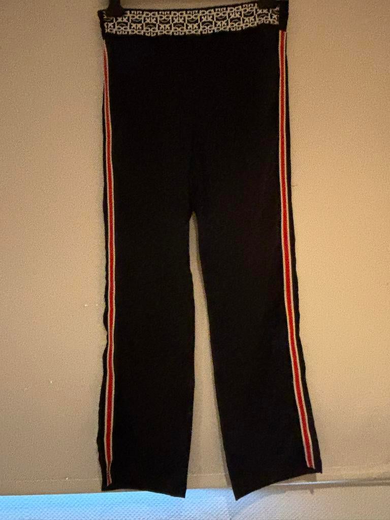 Pinko broek met aparte randen maat it 46, Kleding | Dames, Broeken en Pantalons, Pinko, Zwart, Maat 42/44 (L), Ophalen of Verzenden